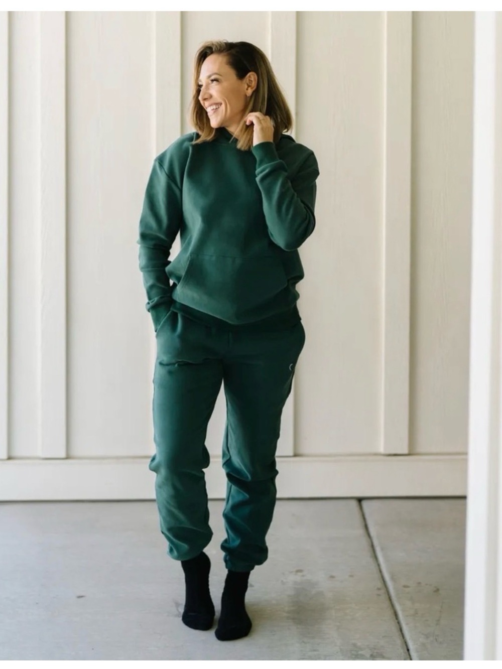 ZYIA Forest Green Drawstring Joggers